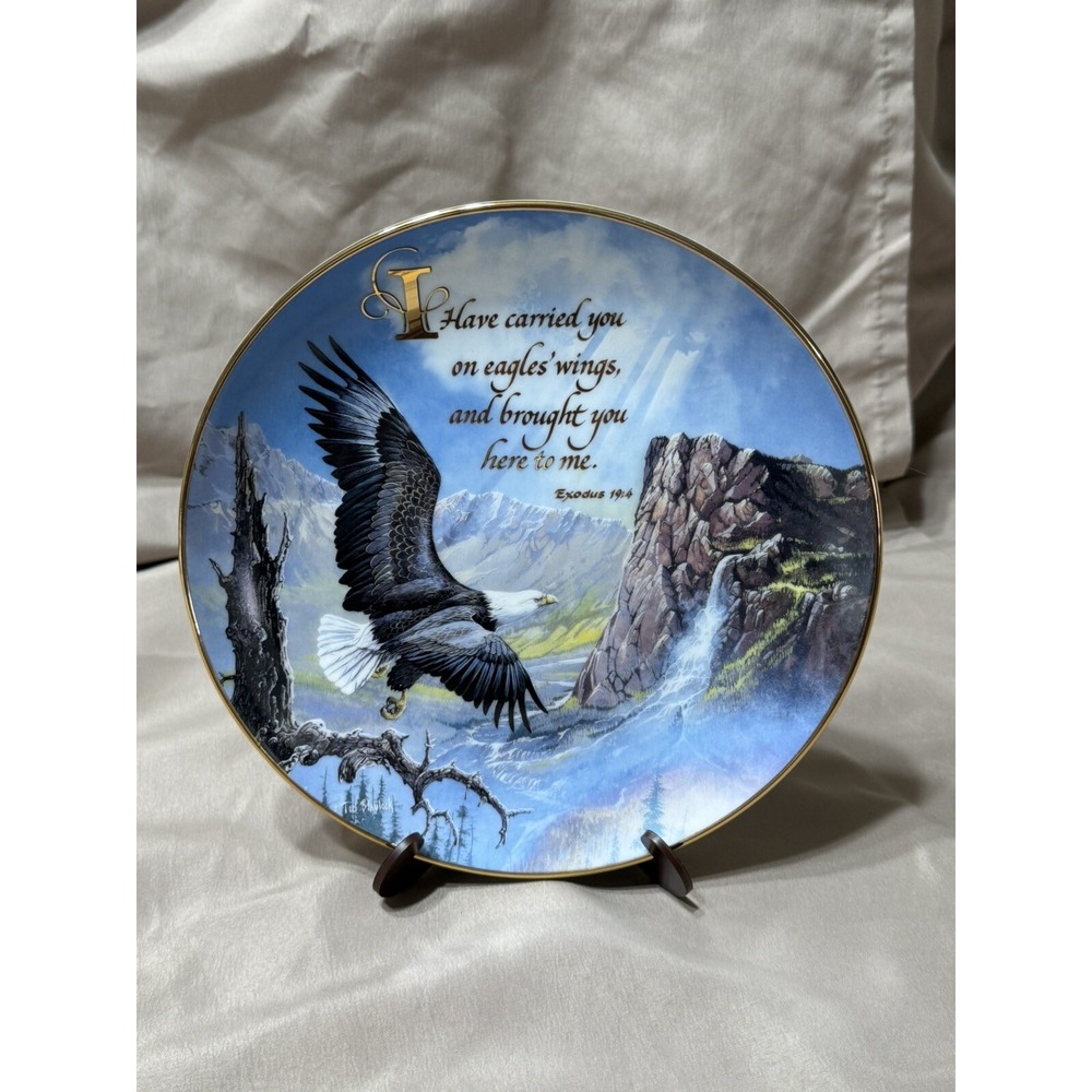 Carried On Eagles Wings #HA8812 Franklin Mint‎